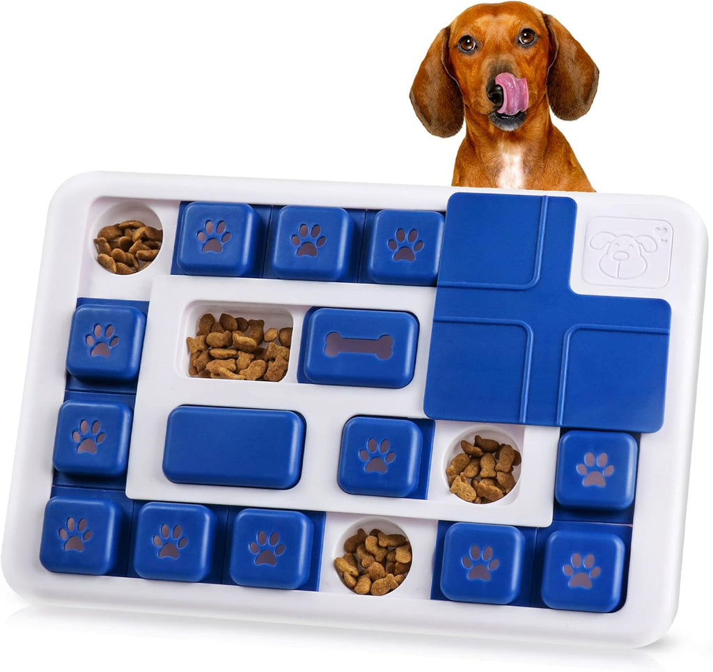 Interactive Dog Puzzle Toy Slow Feeder Treat Dispenser