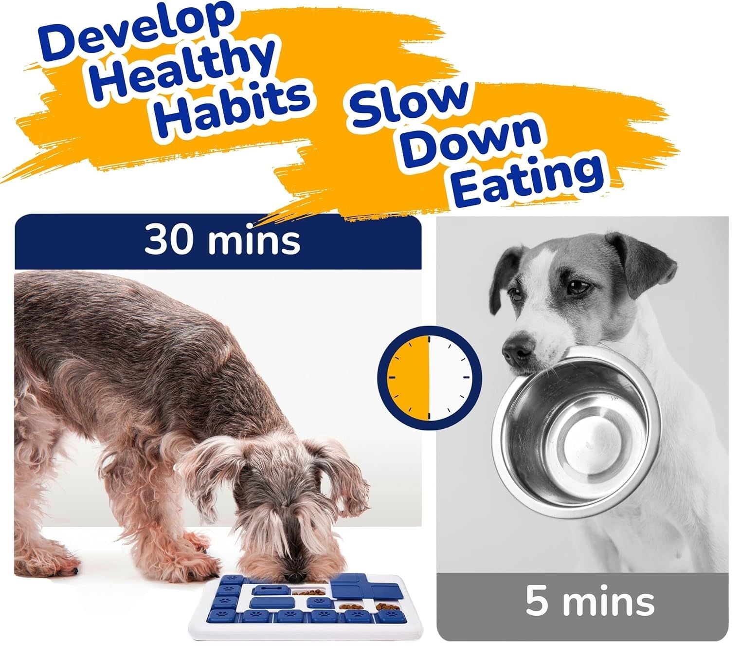 Interactive Dog Puzzle Toy Slow Feeder Treat Dispenser