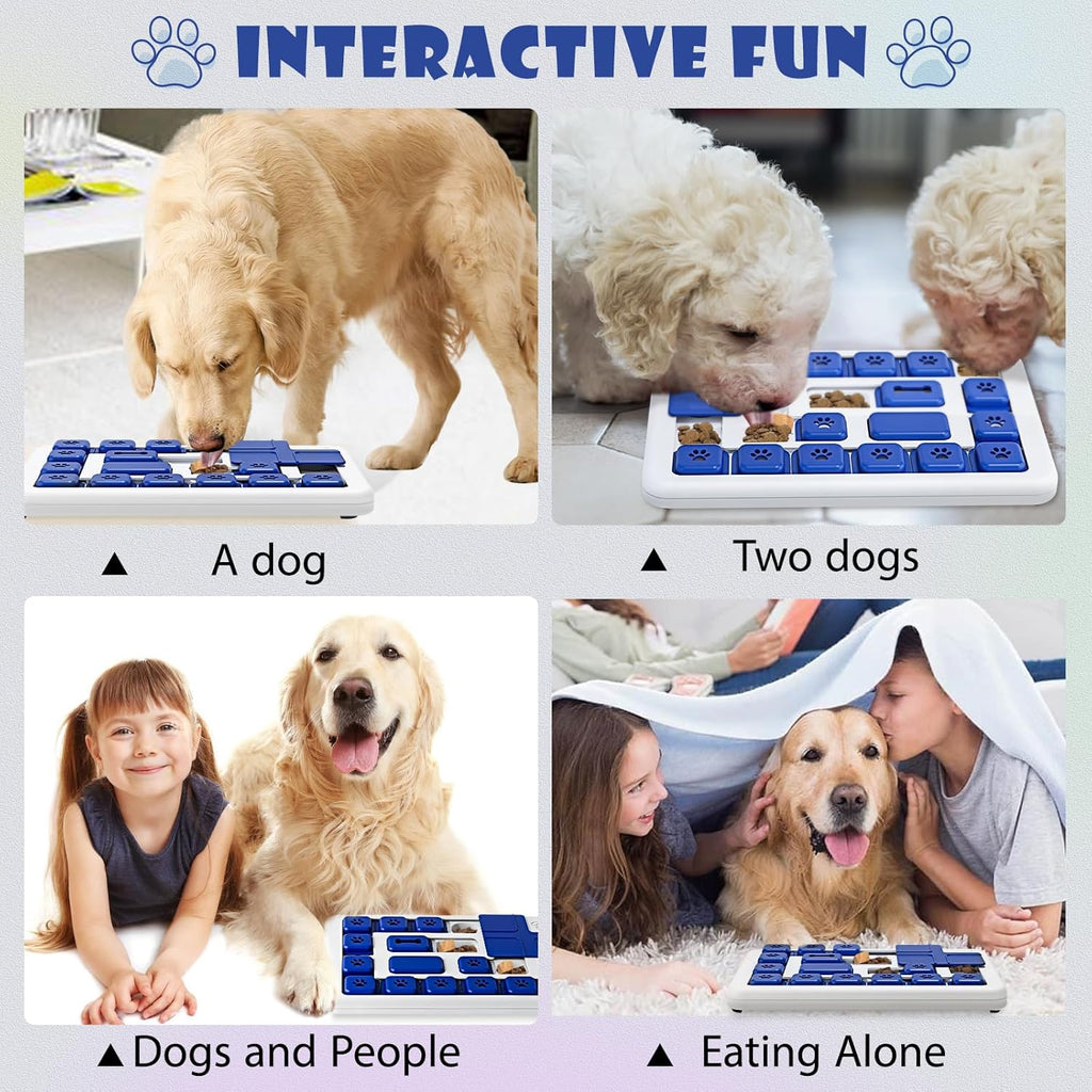 Interactive Dog Puzzle Toy Slow Feeder Treat Dispenser