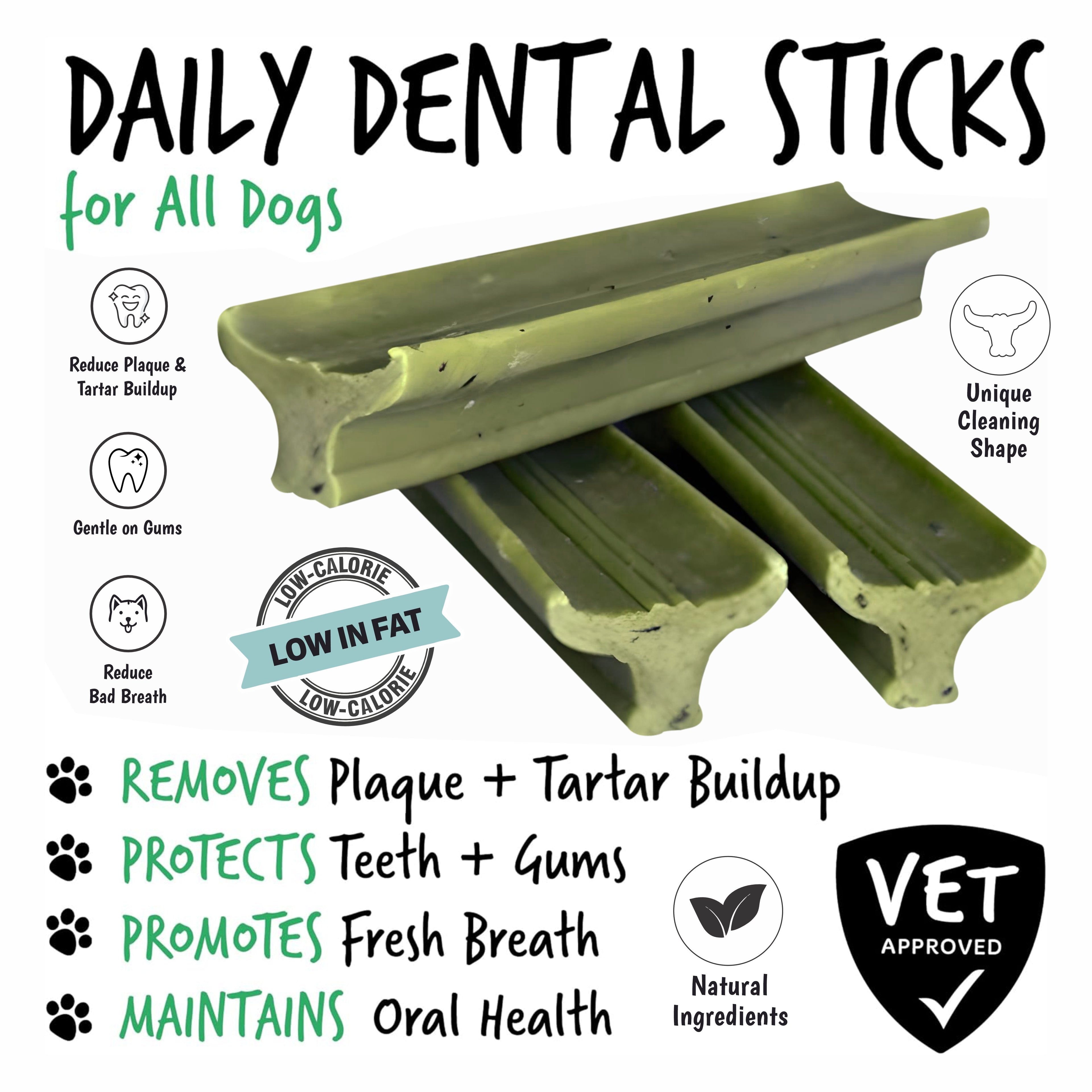 Gently Dently Fresh Breath Mint Dental Treats for Dogs (175g)