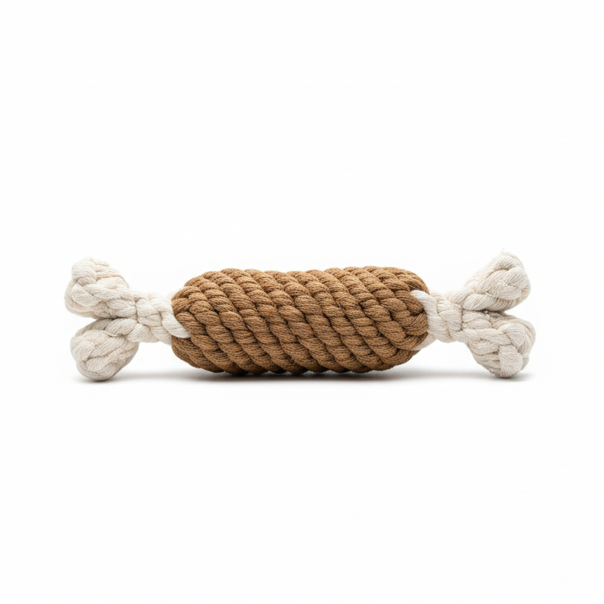 Smoked Ham Rope Dog Toy